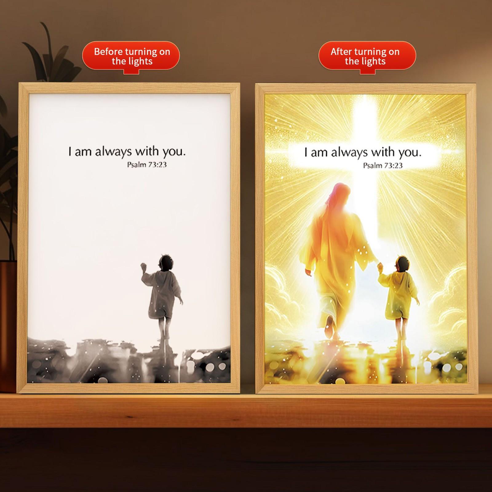 

Ночной светильник с подсветкой фоторамка с подсветкой украшение маленький ночник One Size