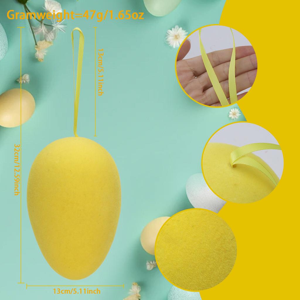 Flocking Easter Ornament - Toys And Festive Decor, Ideal As Children's Gift Or Home Decoration To Create Holiday