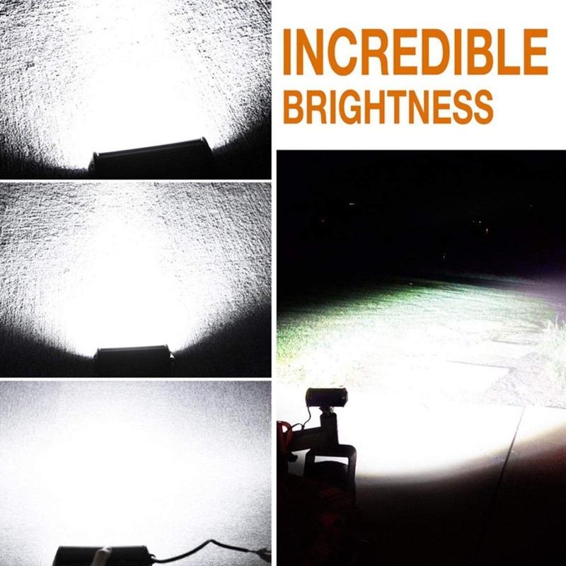 7 Inch 120W Combo Led Light Bars Spot Flood Beam 4x4 Spot 12V 24V 4WD Barra LED Headlight For Auto Boats SUV ATV ILight.