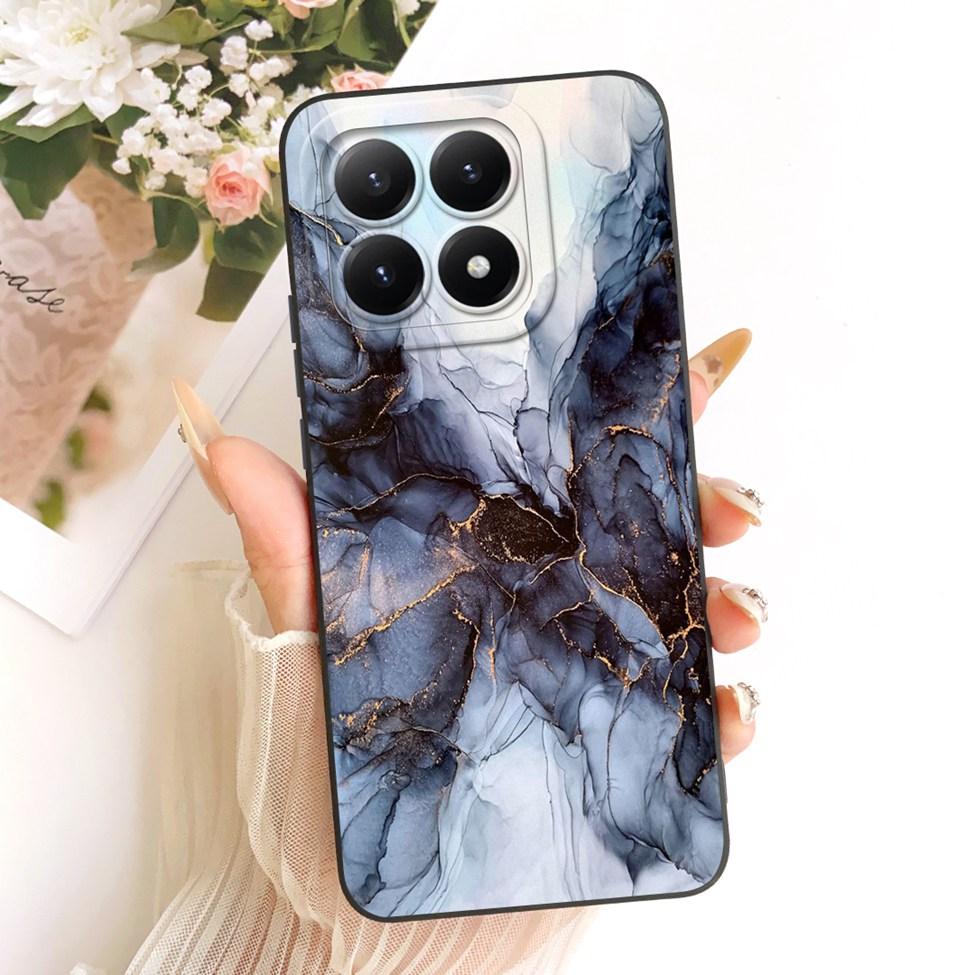 Casing For Xiaomi 15T 5G Cover Silicone Luxury Fashion Flowers Kawaii Cute Painted Shockproof Phone Case 25069PTEBG