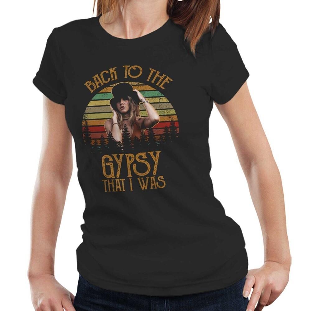 

Stevie Nicks Tshirt Back To The Gypsy That I Was Semi Fitted Ladies Vintage L