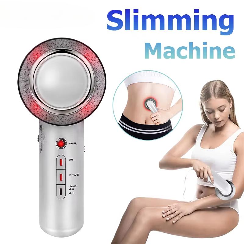 3 IN 1 EMS Ultraschall Kavitation Gewichtsverlust Maschine Anti Cellulite Fettverbrenner Infrarot Schlankheitsmaschine Schönheitsgerät Pflege