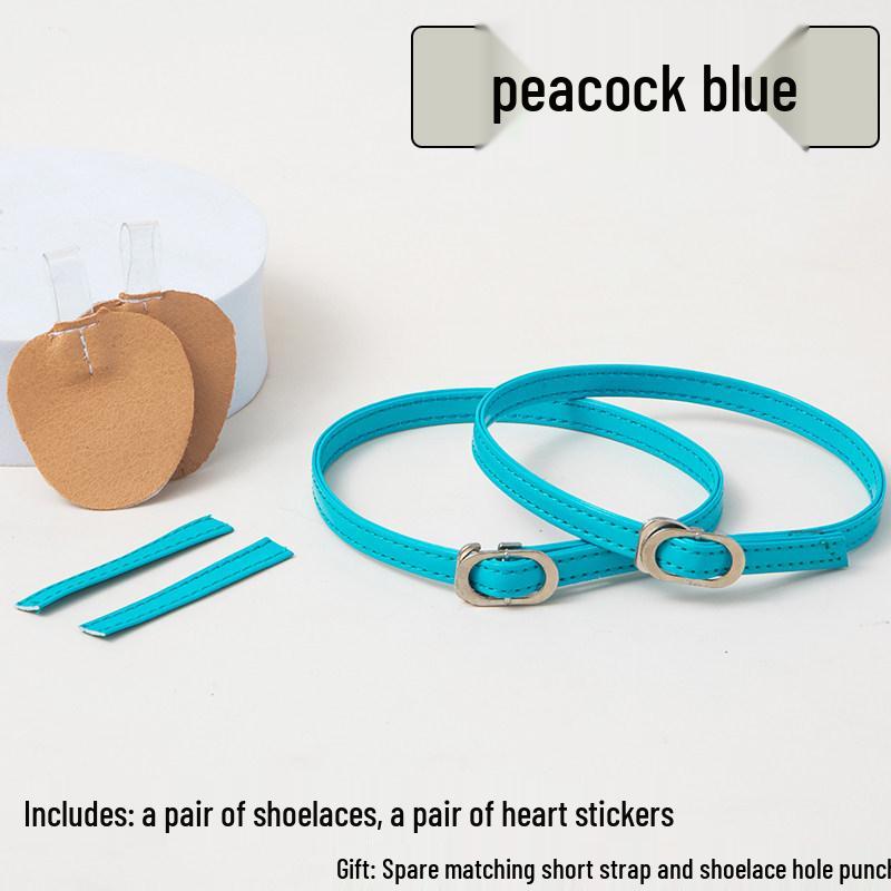 Non-Slip High Heel Strap with Suede Matte Finish - Secure Tie-Up Buckle Design