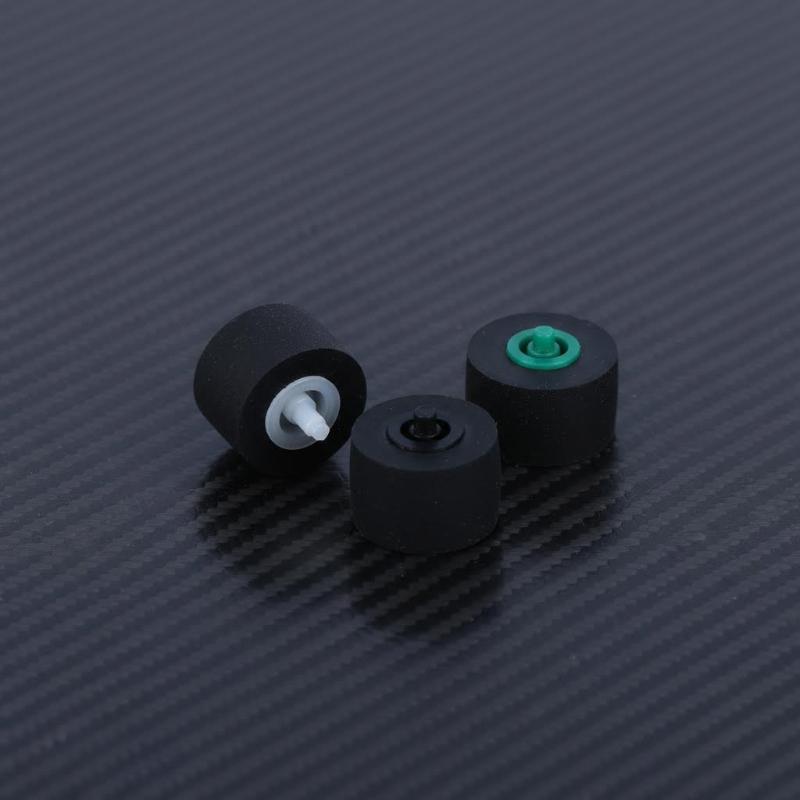 New 10Pcs 10x6x1.5x10mm Cartridge Radio Movement Pinch Roller Wheel With Shaft For Tape Recorder Cassette Player Audio Accessori
