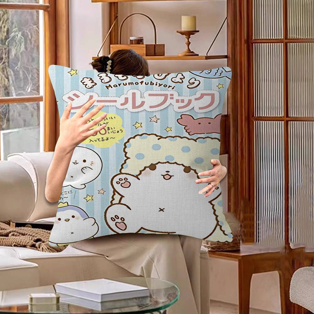 Cute Cartoon M-Marumofubiyori Stitch Lucky Dragon Pillow Cover Sofa Cushion Cover Home Room Decoration Children Gift