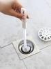 Drain Cleaning Tool Includes Flexible Drain Remover And Brush, Hair Clog Remover For Sink, Shower, And Bathtub, Effectively Captures Hair