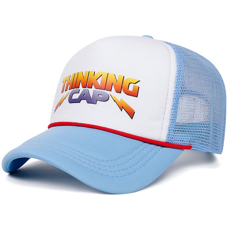 thinking cap sponge embroidered baseball cap women men outdoor mesh baseball cap for casual trucker hat