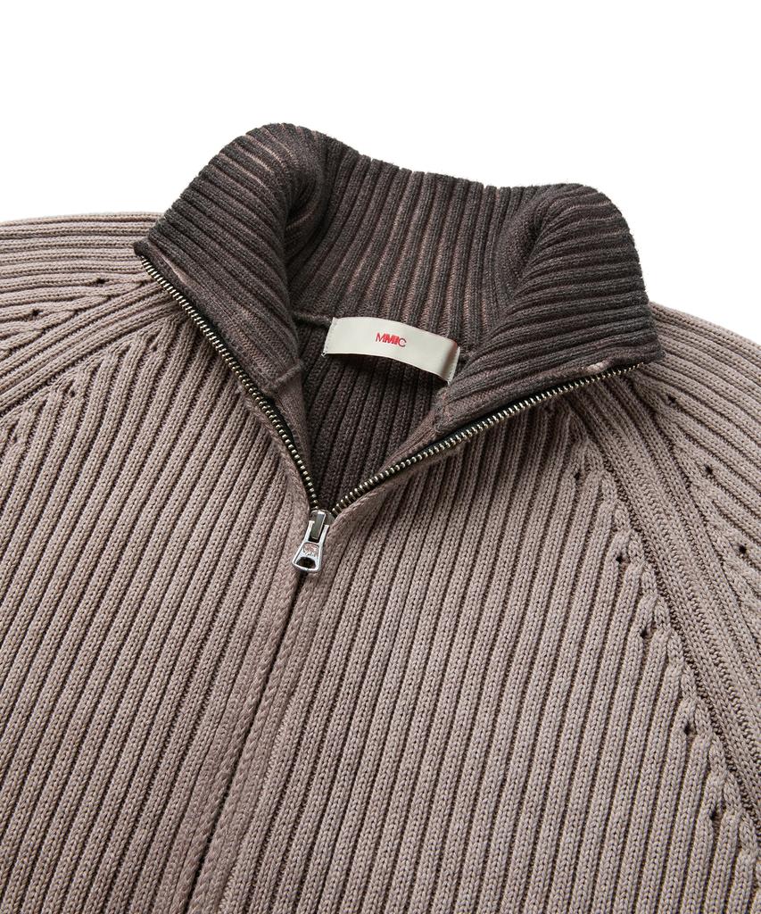 MMIC Musk Zip-Up Knit (Brown)