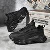 Frühling neue schwarze Herrenschuhe atmungsaktiv desodorierend Meshschuhe Herren Sport- und Freizeitschuhe leichte weichsohlige Plateau-Herrenschuhe
