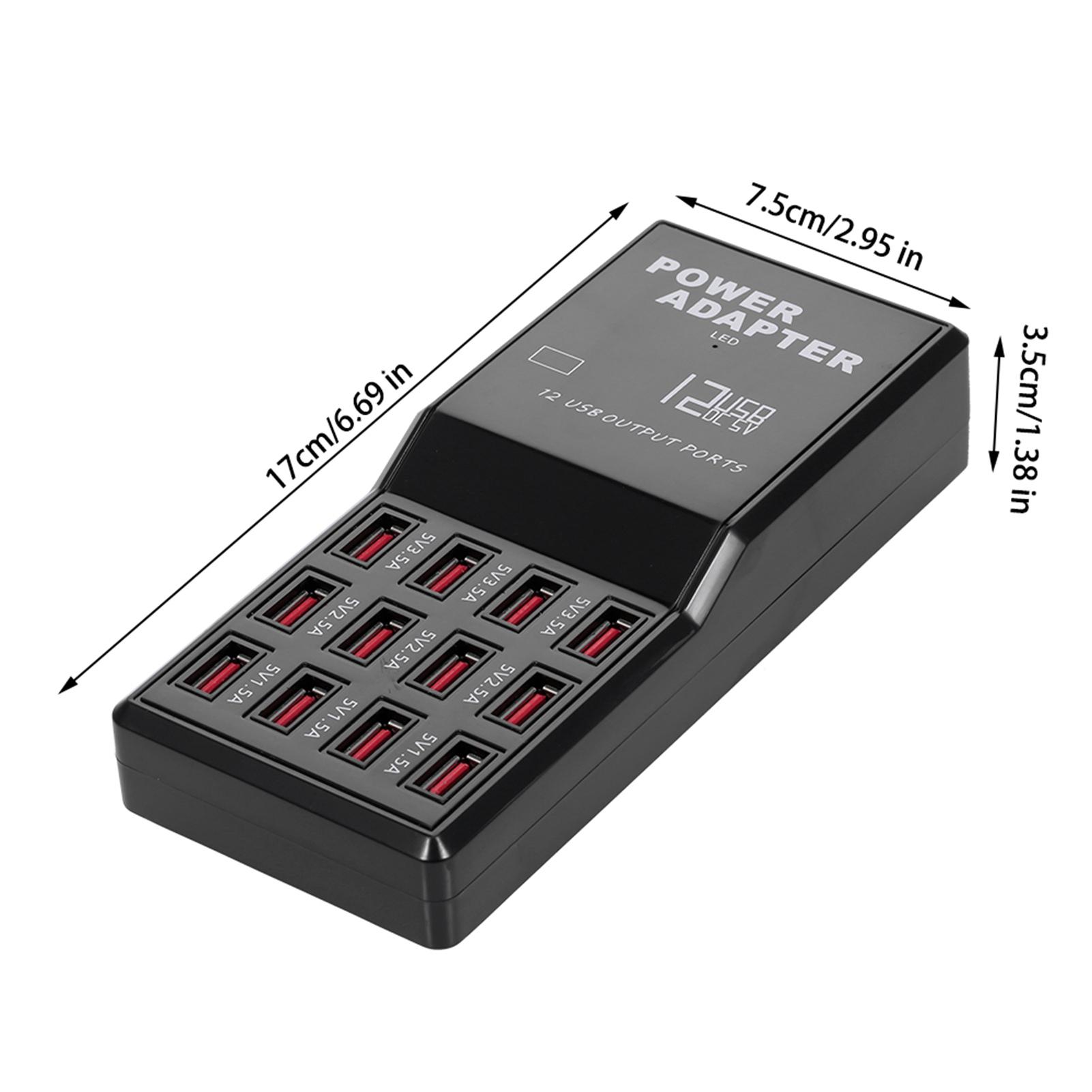 12 Ports Black