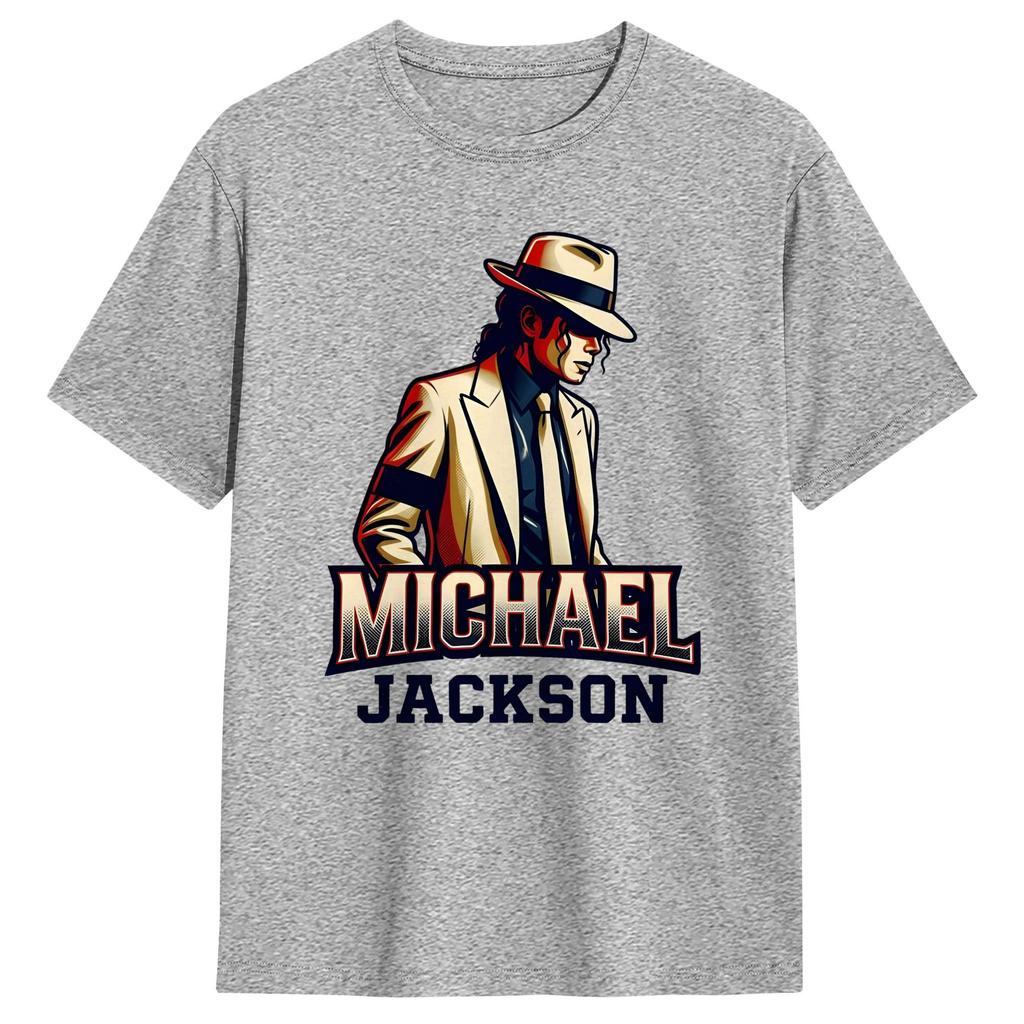 Couple T Shirt MMichael JJackson Poster TShirts Hippie Summer Tees Streetwear Cotton Tops Plus Size