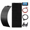 Flexible Solar Panel 50 Watt 12 Volt Monocrystalline Semi-Flexible Bendable 50W 100W Off-Grid Charger Marine RV Cabin Van Car 4