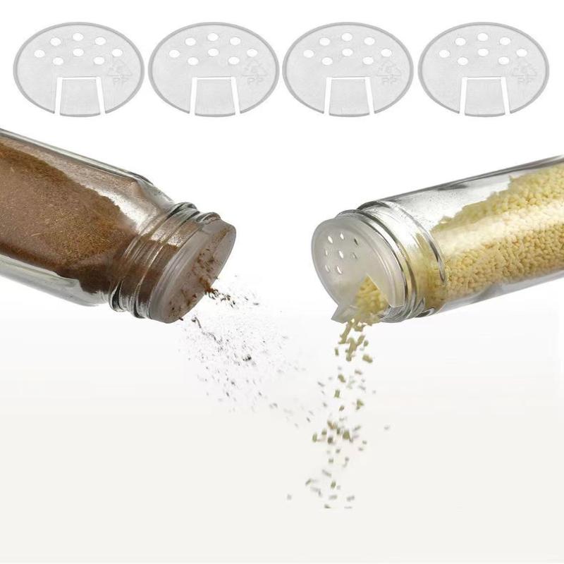 120ml Baharat Düzenleyici Baharat Kavanozu Cam Şişe Baharat Saklama Kare Kaplar Çeşni Kabı Şişe