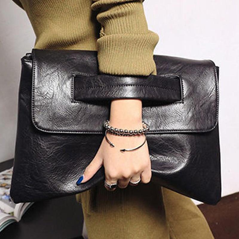 

Women s Business Commuter Briefcase Large-capacity Clutch Bag Women s Crossbody Shoulder Envelope Daily Commute Work Purse чорний