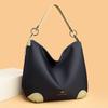 Large Capacity Women's Shoulder Bag Shoulder Strap Chain Armpit Bag Side Zipper Portable Mother Bag Temperament Crossbody Bag