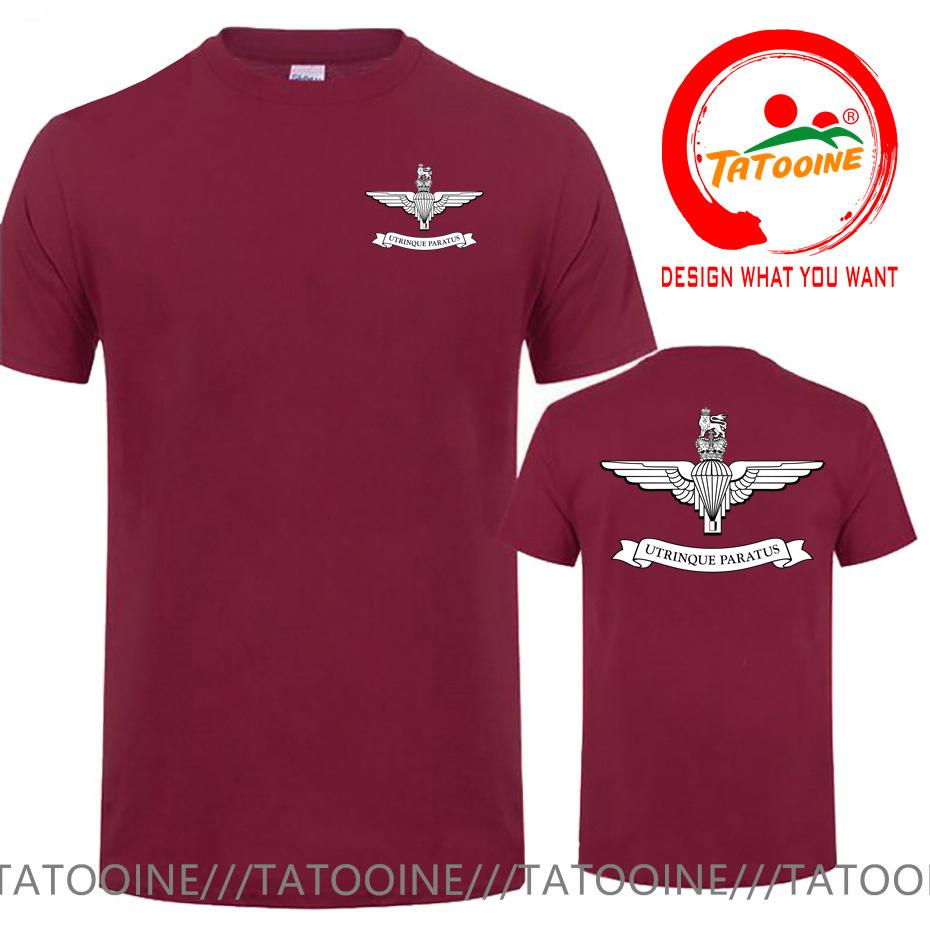 British Army Para Tshirt Uk Military Army Logo Of The Parachute Regiunisext Paratrooper Airborne T Shirt Unisex Plus Size S6xl Shirt