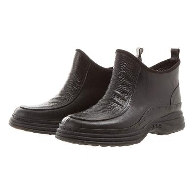 Made In Japan Short Rain Boots Completely Waterproof 850 Black L Men's (26.5-27.0cm)