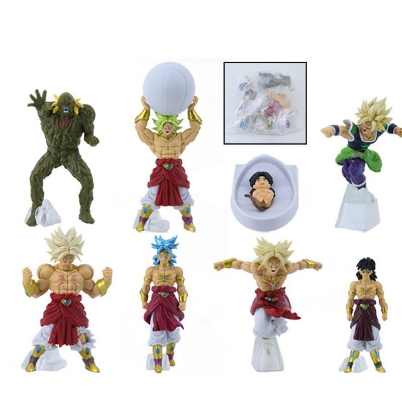 Exquisite Dragon Ball Broly Action Figures Set Of Seven With Impressive Pvc Detailing