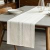 Modern Minimalist Table Runner Cotton Linen for Dining Table, Nordic Long Desk Kitchen Coffee Tea Natural Rustic Home Decor All Season