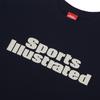 SPORTS ILLUSTRATED Basketball Stacked Logo Half Sleeve (Dark Navy)