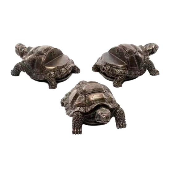 3 Stuks Dierlijke Bloempot Pot Ondersteuning Voetjes, Schildpad Kikker Hond Kat Konijn Bloempot Houder Verhoger Lift Standbeeld, Hars Dier Figuur Standbeeld Decoratie