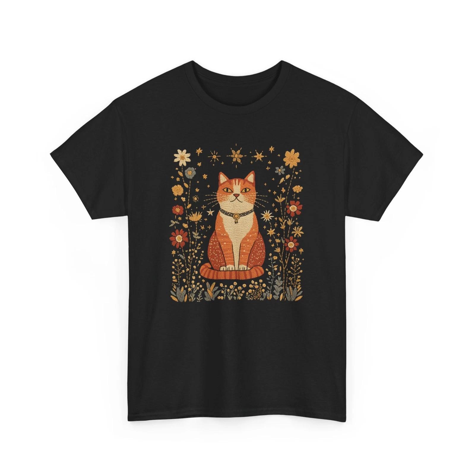 

Funny Cat Print T-Shirt – Cute Cat Lover Graphic Tee for Men & Women 3XL