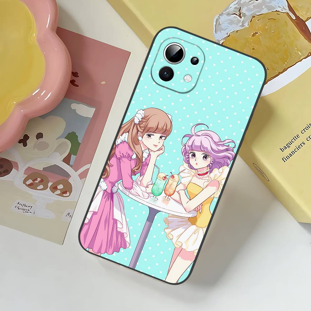 C-Creamy Mami Slim Black Shockproof Phone Case: Snug Fit For Xiaomi 12,11,12S Ultra & Redmi Note 11,10T,9,9A,8Pro,8T,5G