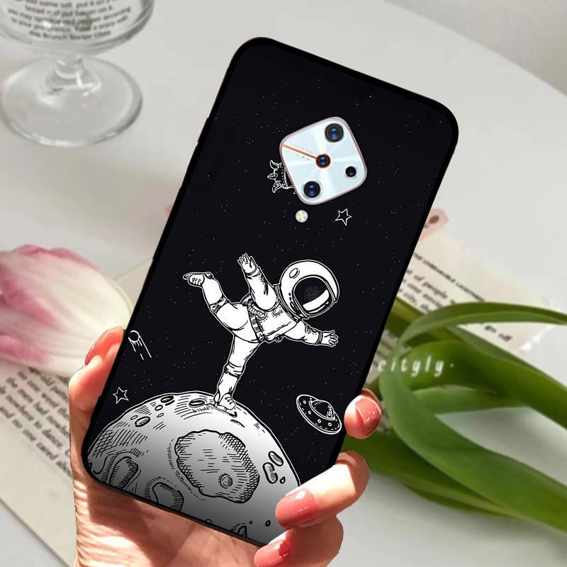 For Vivo V17 Case Cover S1 Pro Silicone Soft Painted Phone Case for VIVO 1920 V17 Russia Case TPU Bumper for vivoV17 V 17 s1Pro