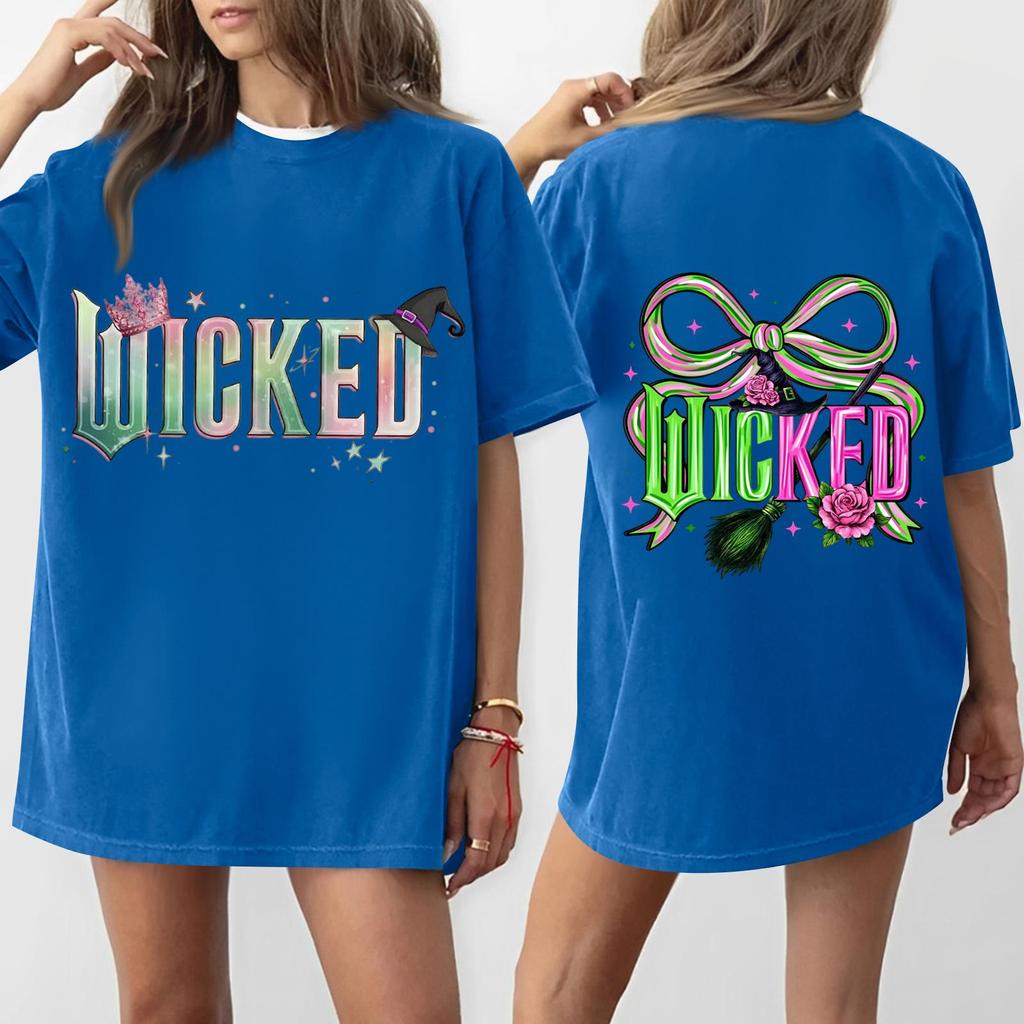 Women's Casual Fashion Round Neck Printed Short Sleeve T-Shirt Top