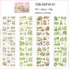 JIANWU Four Times Scenery Series Vintage Plant Tree Landscape Material Collage PET Sticker Creative DIY Journal Stationery