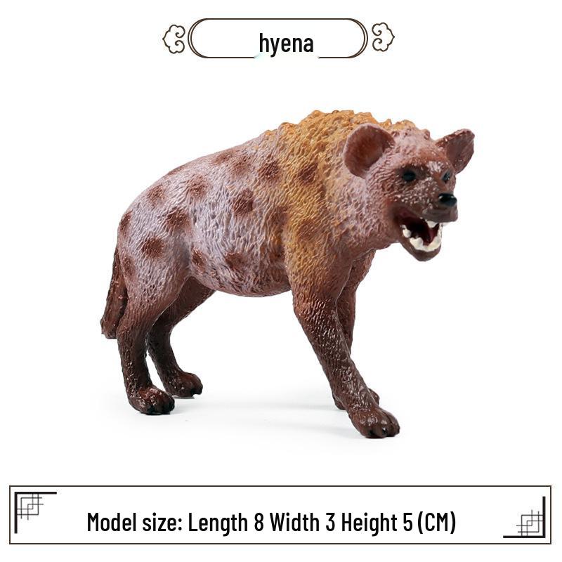 Realistic Wild Animal Models: Rhino, Hippo, Panda, Jaguar, Lion, Camel Cognitive Toys for Children