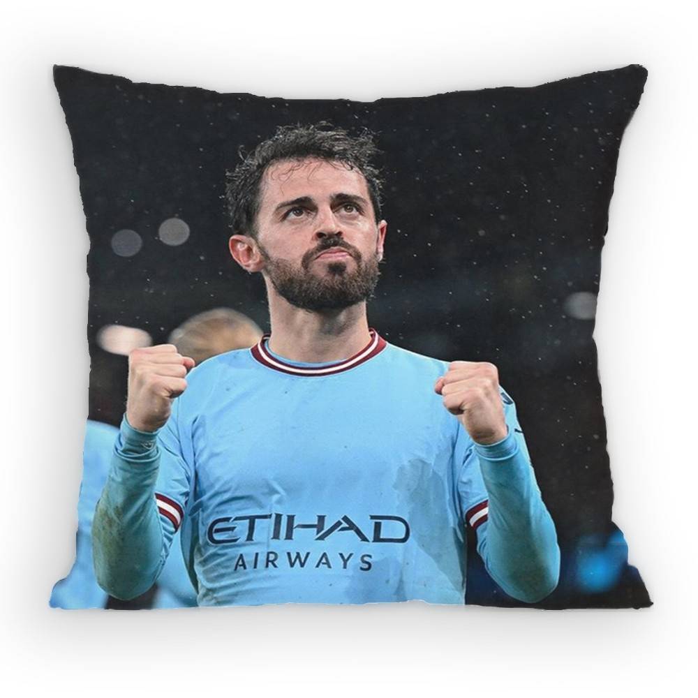 BBernardo SSilva  MidCourt Pillow Case Antidustmite Pillowcase Invisible Zipper Silky Short Plush Sofa Cushion Cover