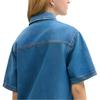 Coach Polo Collar Button Pocket Heart Embroidery Short Sleeve Dress Women Dresses CBB68-XTA