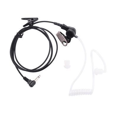 Recht Alleen Luisteren Transparante Flexibele Akoestische Buis Oortje 3,5mm Oortelefoon headset Mono Jack voor Walkie-talkie