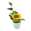 Artificial Flower Potted Plant Sunflower Always Looks Fresh Overall Height Suitable For Decorating Living Rooms
