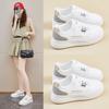 Jarní bílé boty Nový styl studentských sportovních bot na vysoké platformě Ležérní boty