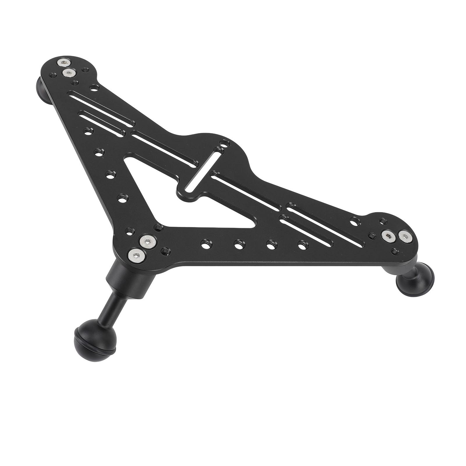 

Diving Tray Rig Video Triangular Stabilizer Tripod Base Bracket SLR Camera Underwater Photography for for for AKASOEK70004K