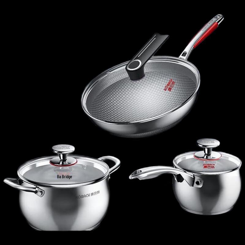 KOBACH 304 Stainless Steel Non-stick Cookware Set