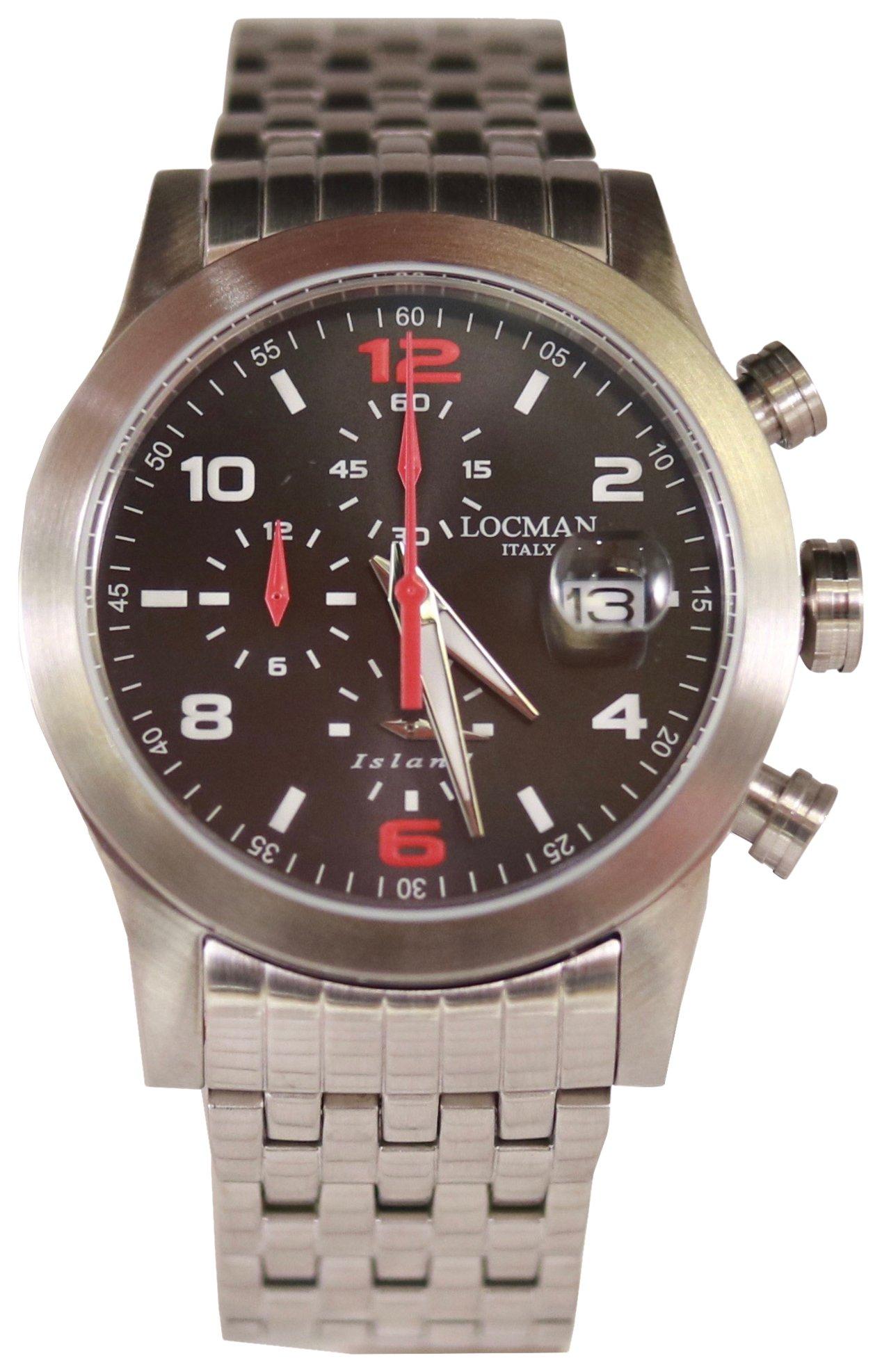

Rockman ISLAND 0618A07-00GYWRB0 Men s Watch, Officially Imported, Silver