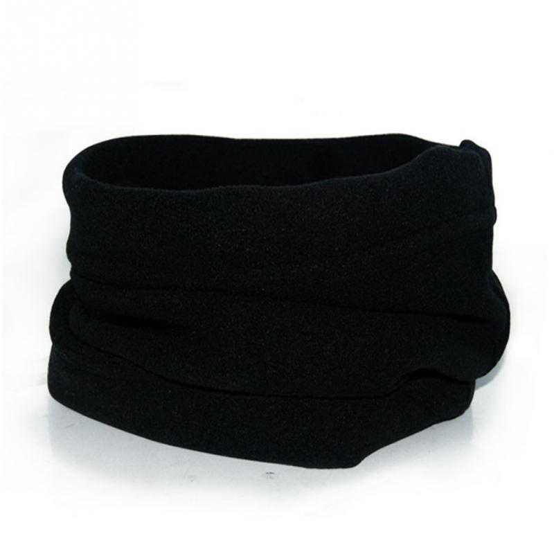 Winter Warm Sports Thermal polar fleece fabric Scarfs Snood Neck Warmer Face Mask Beanie Hats Caps