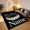 Custom Lord Rings Area Rug Living Room Nonslip Soft Carpet For Bedroom Game Playroom Sofa Office Home Decor Doormat Christmas Gift C103111
