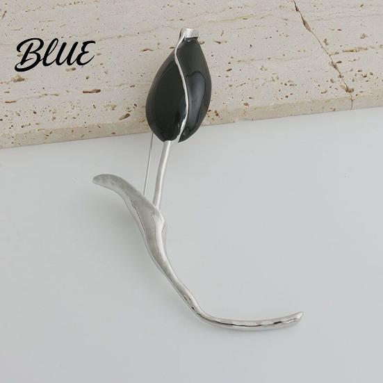 Handbag Charm Brooch Tulip Flower Metal Alloy Versatile Jacket Dress