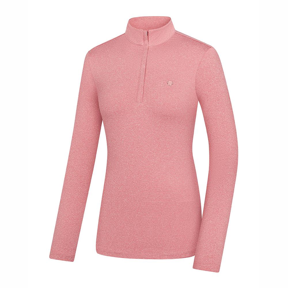Kolon Sport Women S Hiking Long Sleeve Half-Zip Thermal T-Shirt Magen Ktt0430W Beige/095