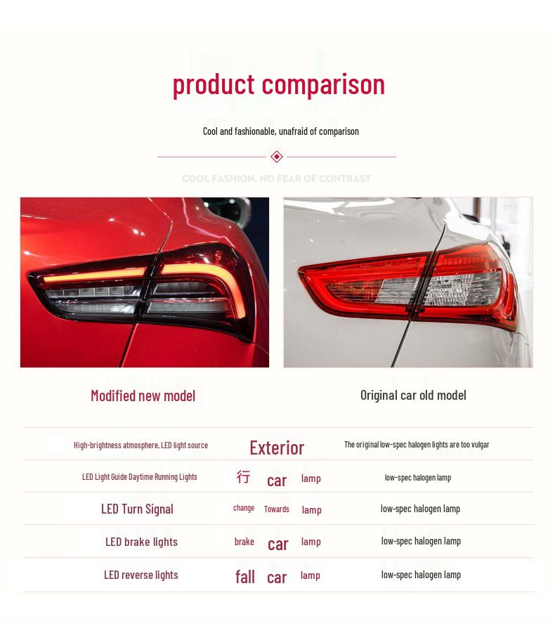 LED Taillights & Turn Signals for Maserati Ghibli