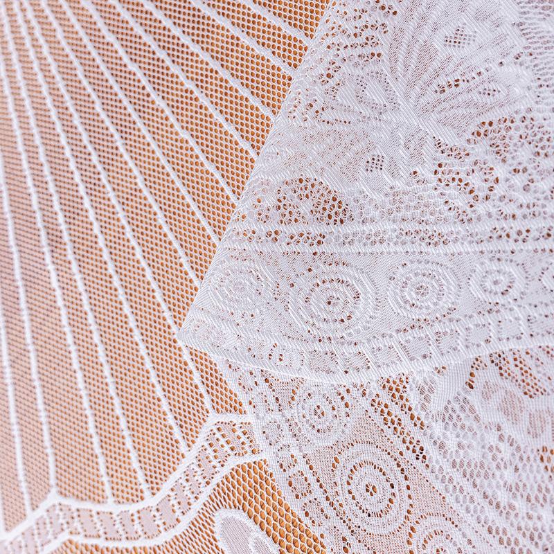 1Pc Lace Vintage 180CM Dust-proof Terylene White Tablecloth Tablecover Desk