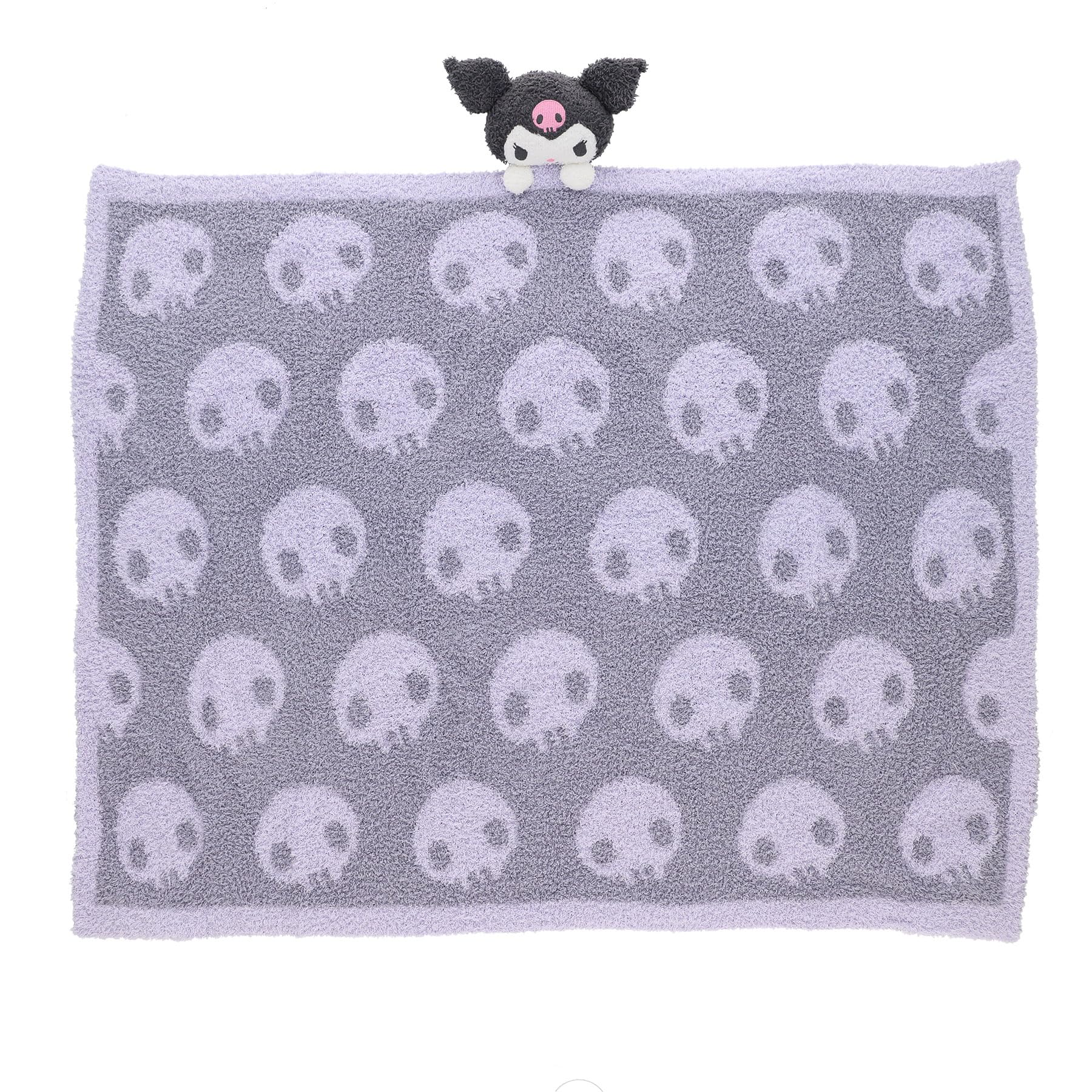 

Marushin Sanrio Kuromi Suyamoko Kuromi Mascot Cute and Made with Mitt Stylish Winter Product 3805002000 Blanket, Fluffy, Fabric, Item, Number