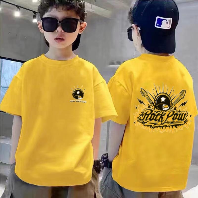 Short Sleeved T-shirt for Boys and Girls, Universal Children's T-shirt, Casual Sports Top