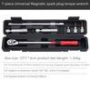 High-Precision Adjustable Torque Wrench Set for Auto Repair and Spark Plugs