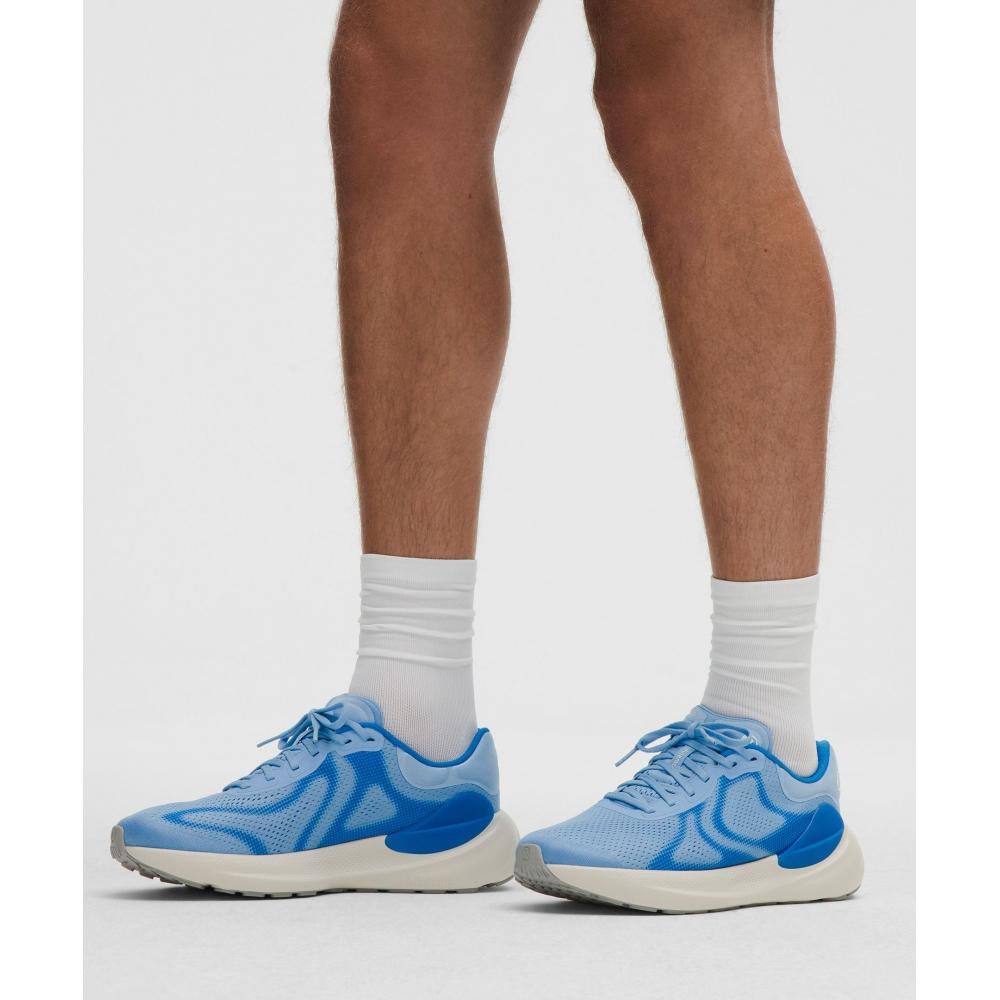 Lululemon Men S Beyondfeel Running Shoe Sinatra Blue Light Ivory Cornflower