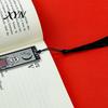 Skull Pattern Bookmark Tarot Card Bookmark, Stainless Steel Skeleton Page Marker, Thin High-definition Printed Metal Book Mark for Students